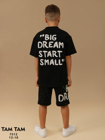 חליפה כותנה אוברסייז BIG DREAM לילדים