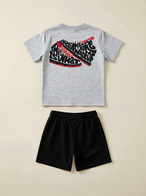 חליפה לילדים מבד טריקו וטרי דגם U.S.A