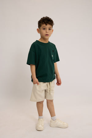 חליפה לילדים מבד טריקו וטרי דגם Santa Monica