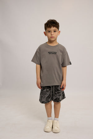 חליפה לילדים מבד טריקו וטרי דגם Bright Days , Big Smiles