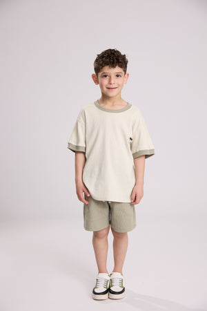 חליפה לילדים מבד ריב דגם 49