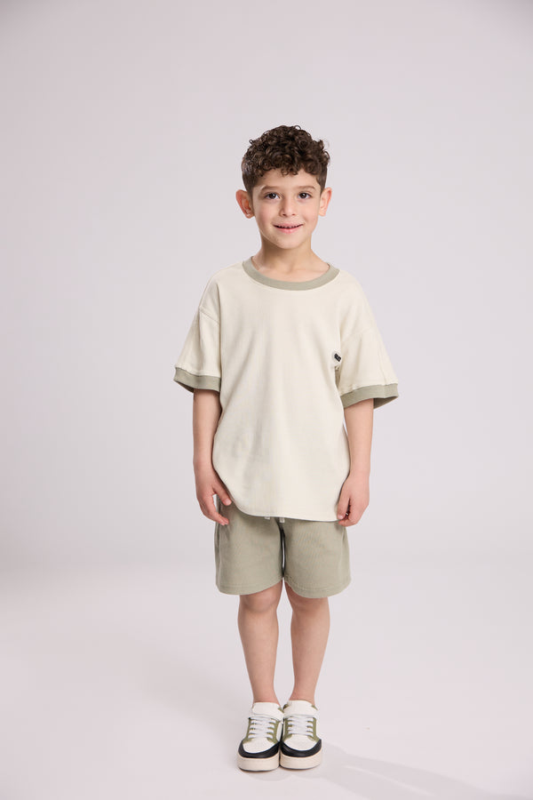 חליפה לילדים מבד ריב דגם 49