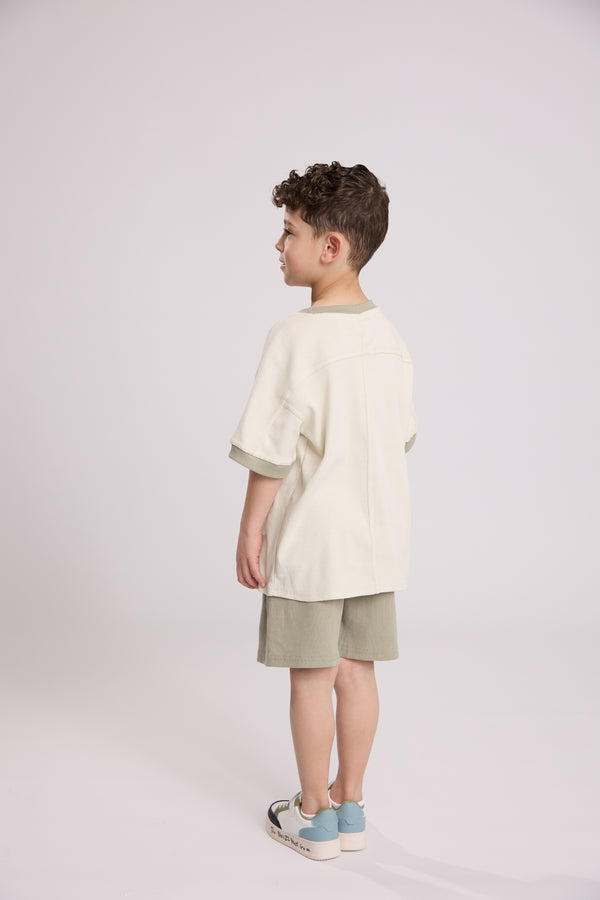 חליפה לילדים מבד ריב דגם 49