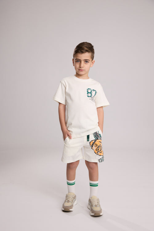 חליפת כותנה לילדים דגם פוטבול 87