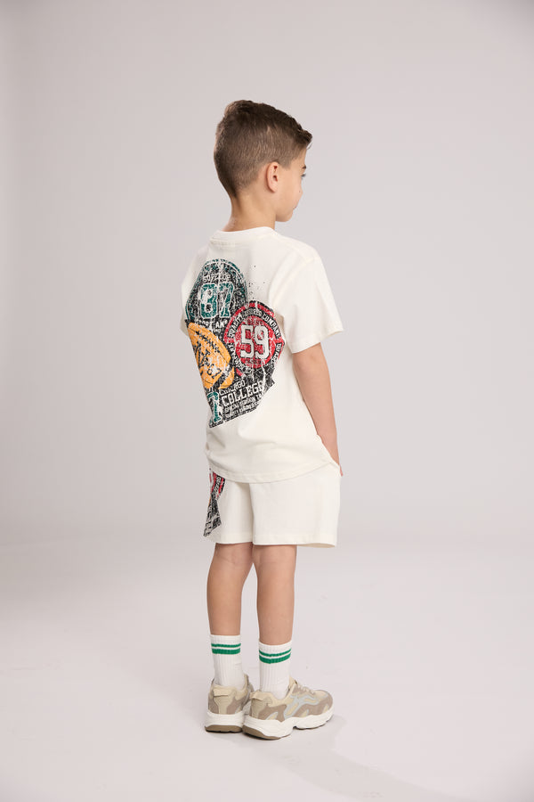 חליפת כותנה לילדים דגם פוטבול 87