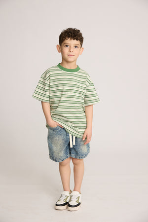 ג'ינס כותנה טקסטורה לילדים