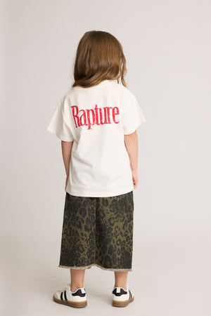 חולצת טריקו לילדות דגם RAPTURE