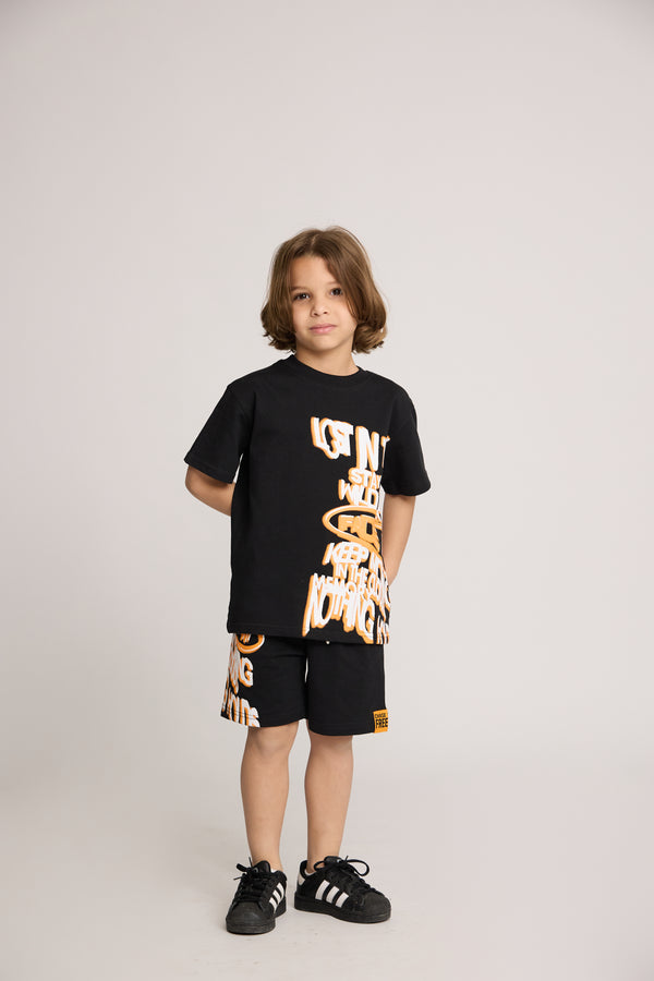 חליפה לילדים דגם גרפיטי