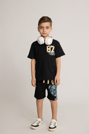 חליפת כותנה לילדים דגם פוטבול 87