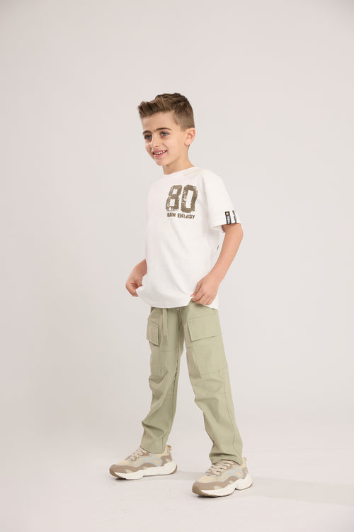 חולצה כותנה לילדים דגם 80