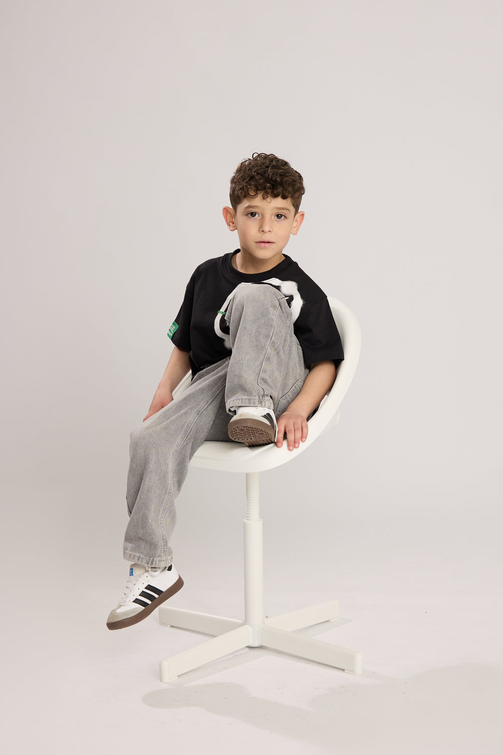 ג'ינס לילדים גזרה רחבה בויפרנד