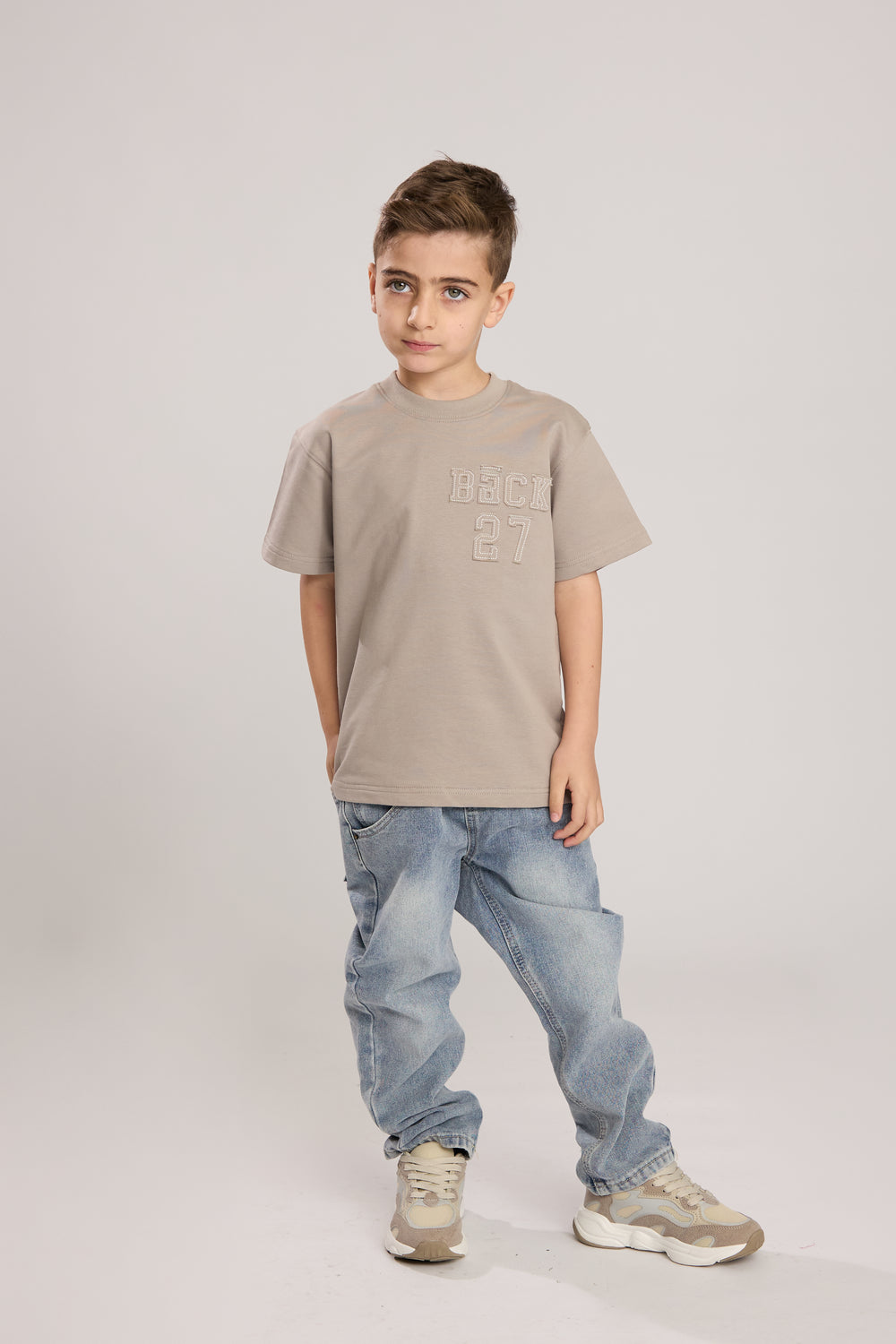 חולצה לילדים מבד דיאגונל דגם 27