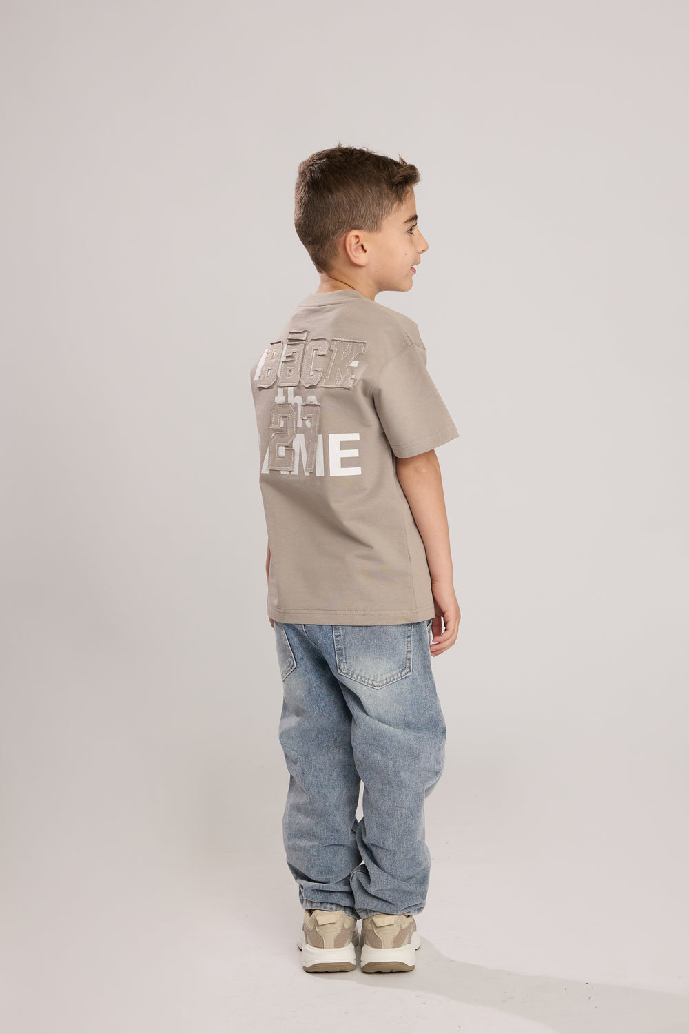 חולצה לילדים מבד דיאגונל דגם 27