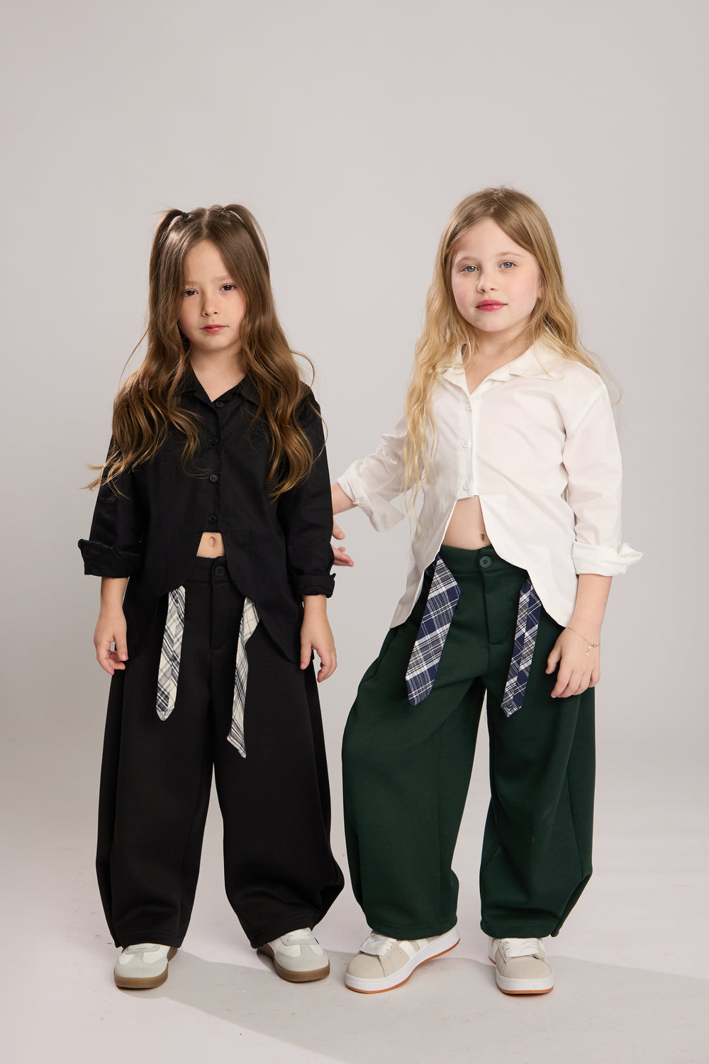 מכופתרת א-סימטרית לילדות