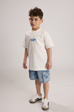 ג'ינס כותנה טקסטורה דגמ"ח לילדים