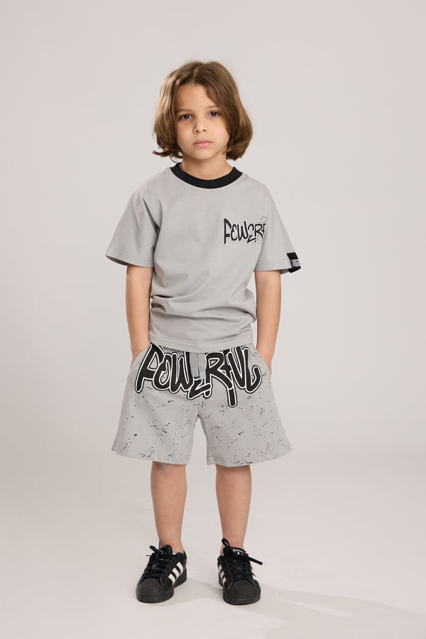 חליפה כותנה לילדים דגם Powerful