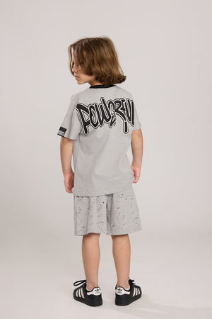 חליפה כותנה לילדים דגם Powerful