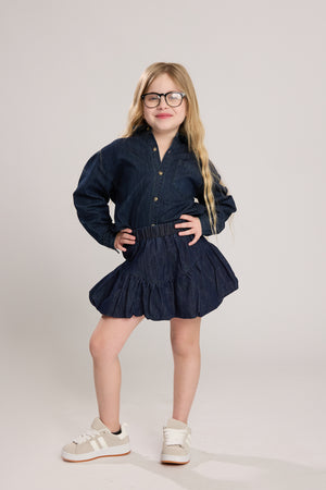 חולצה מכופתרת ג'ינס