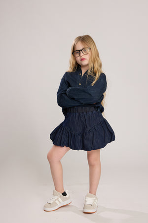 חולצה מכופתרת ג'ינס